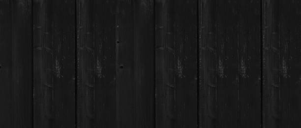 old black grey rustic dark wooden texture - wood background panorama long banner