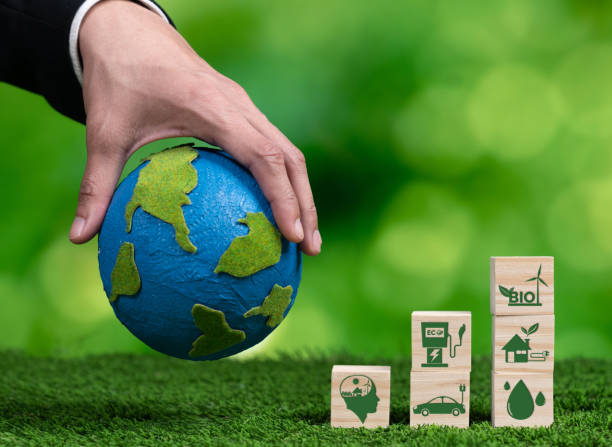 istock Green business utilizing biofuel technology and eco conservation. Alter 2153029829