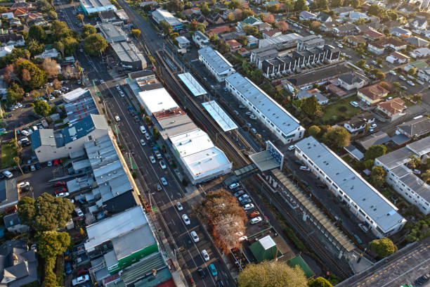 istock Mt Albert and train station in the afternoon 2153032277