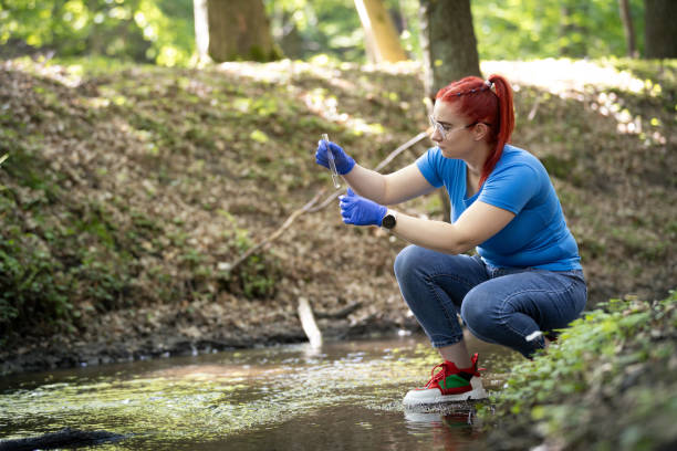 istock A young female biologist scientist taking water sample 2153035866