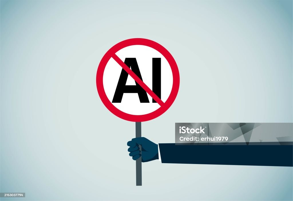 Stop Developing Artificial Intelligence Stock Illustration - Download ...