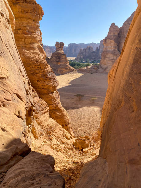 istock Alula Saudi Arabia desert, mountain canyon 2153038547