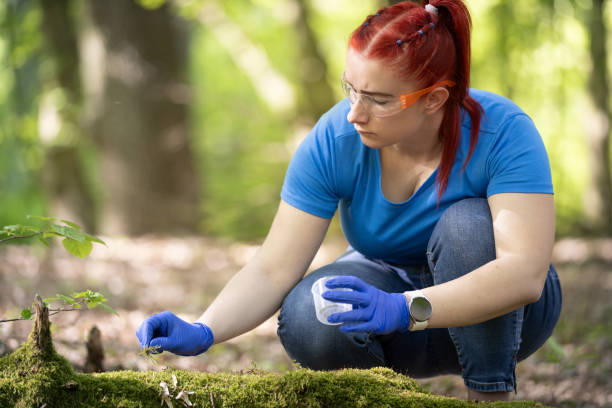 istock A young female biologist scientist taking plant sample 2153038910