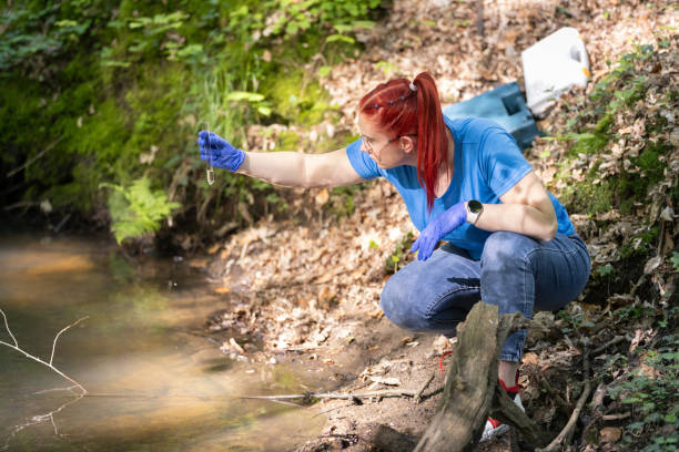 istock A young female biologist scientist taking water sample 2153039730