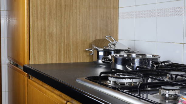 istock In the kitchen knife block Kitchenette 2153039797