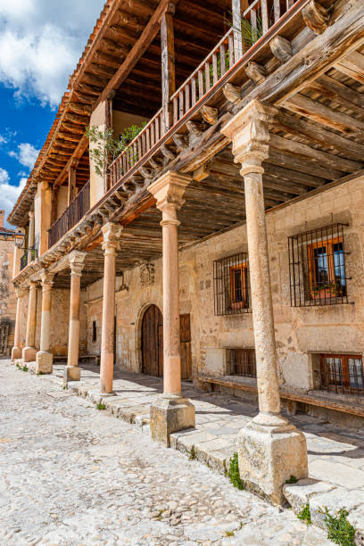 istock Old building - Plaza Mayor of Pedraza, Spain. 2153049947