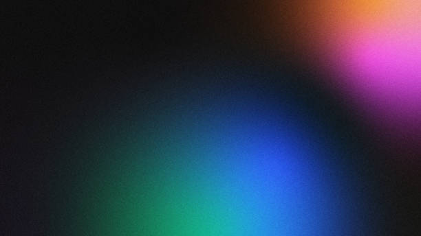 istock Abstract vibrant background with grainy texture and colorful blurry spots. Minimalist background design for poster, cover, wallpaper, banner in a modern trendy style. 2153050033