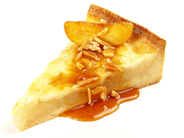 istock Apple Cake with Butterscotch Almond Topping 2153058089