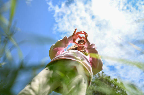 Heart shape and love nature.
