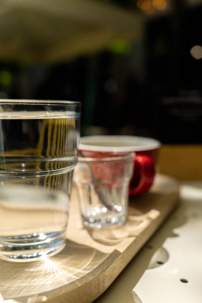 istock Speciality Espresso Closeup with Water Glass 2153066989