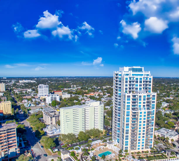istock St Petersburg panoramic aerial view, Florida 2153067055