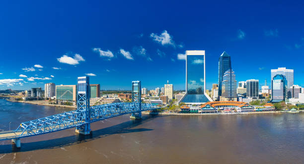 St Petersburg panoramic aerial view, Florida