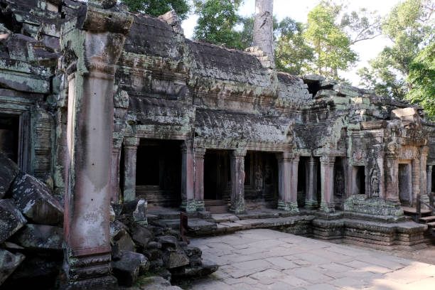 istock Ta Prohm temple ruins, Angkor, Cambodia 2153071186