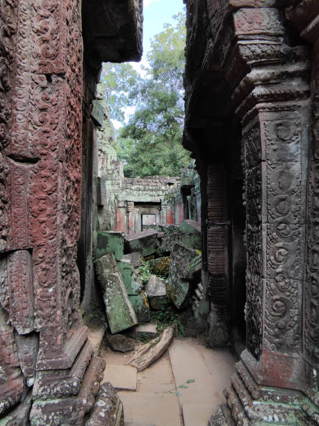 istock Ta Prohm temple ruins, Angkor, Cambodia 2153071234