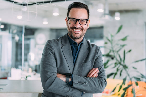 istock Portrait of successful businessman. 2153071990