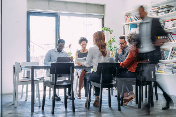 istock Business persons on meeting in the office. 2153072070