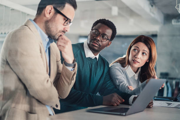 istock Business persons on meeting in the office. 2153072078