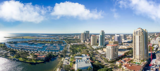 istock St Petersburg panoramic aerial view, Florida 2153072860