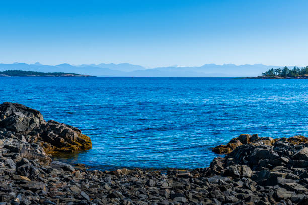 looking to the ocean in Canada. On the other side is Vancouver.