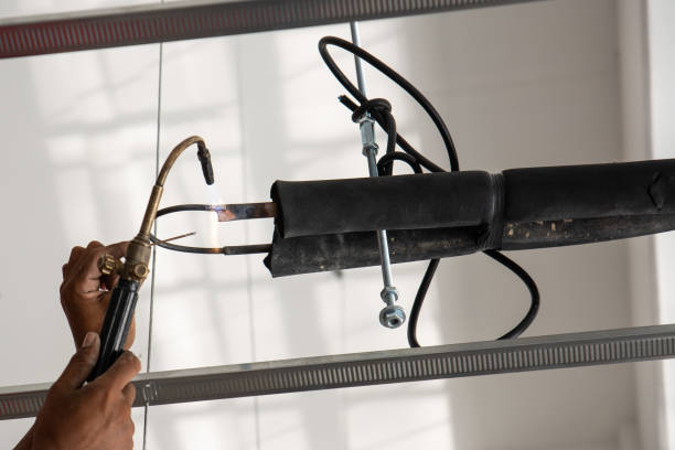 Preheating to pipes before welding. Preheat can prevent cracking or ensure specific mechanical properties such as notch toughness. Preheat may be applied in a furnace or by using heating torches.