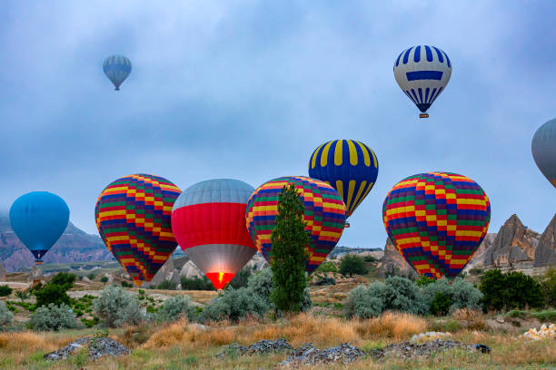 istock Hot Air Balloon at Goreme (Göreme) in Cappadocia 2153100678