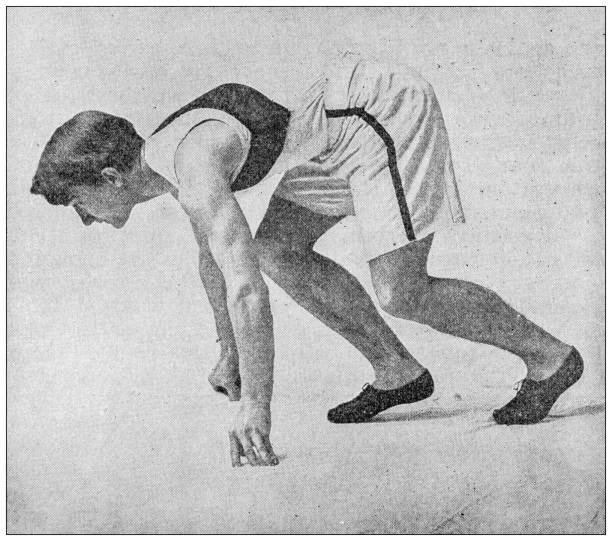 Antique image: Athletics Athlete
