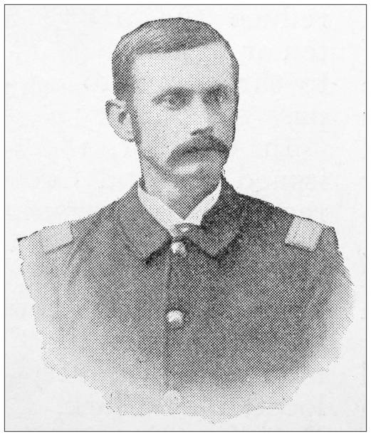 istock Antique image: South Dakota National Guard soldier portrait 2153103911