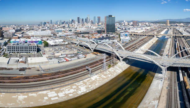 istock Downtown Los Angeles by 6th Street Bridge 2153105509
