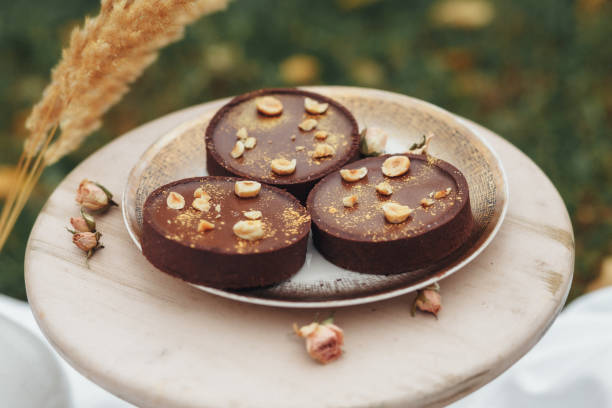 Decadent Chocolate Delights With Floral Touch