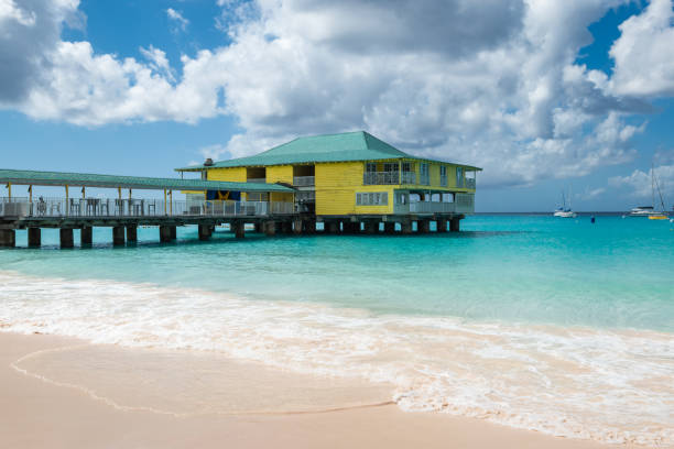 istock Pebbles Beach, Caribbean beach in Bridgetown, Barbados. 2153115934