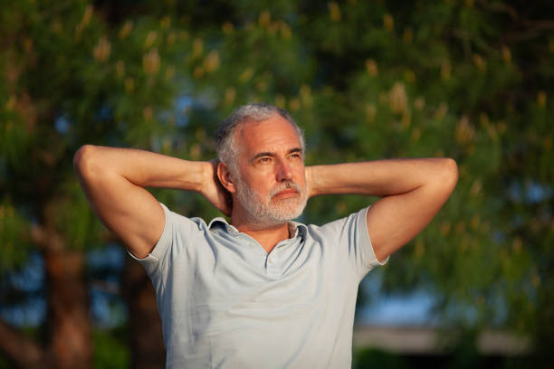 istock Mature man portrait looking at view 2153130612