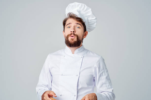 istock Cheerful male chef cooking food kitchen restaurant work professional 2153132169