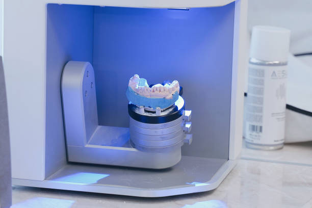 istock Scanning a denture in a dental laboratory. 2153132876