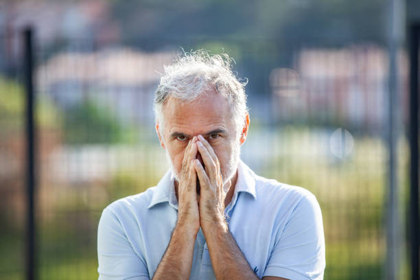 istock Mature man portrait outdoors 2153141421