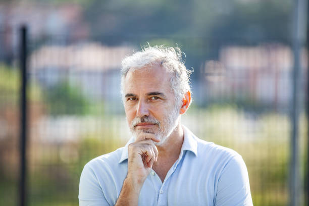 istock Mature man portrait outdoors 2153141431