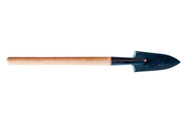 istock Small garden shovel isolate on a white background. 2153152369
