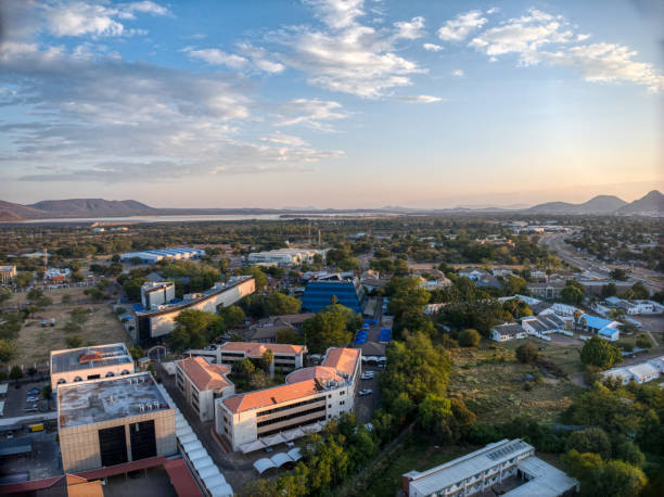 istock aerial view of Gaborone , fairgrounds area daytime 2153154723