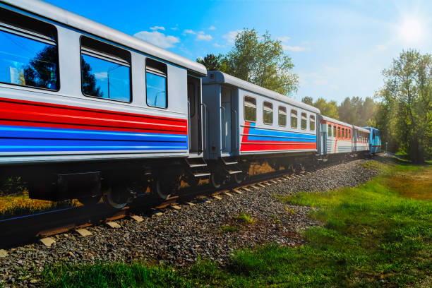 The children's railway in Irkutsk was designed in February 1937 and opened on November 8, 1939. High quality photo