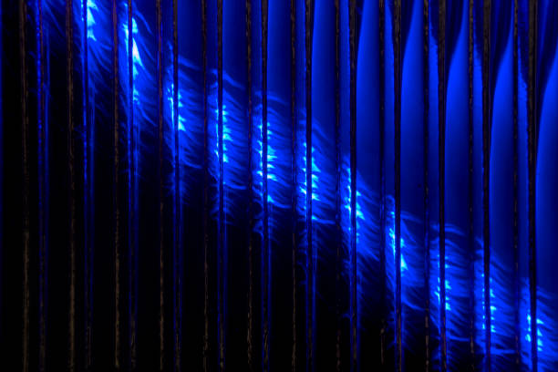 Macro and long exposure photography with LED lights on glass