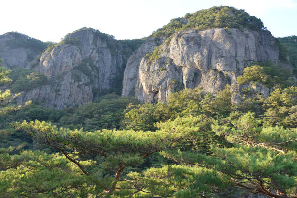 korea joowang mountain and temple