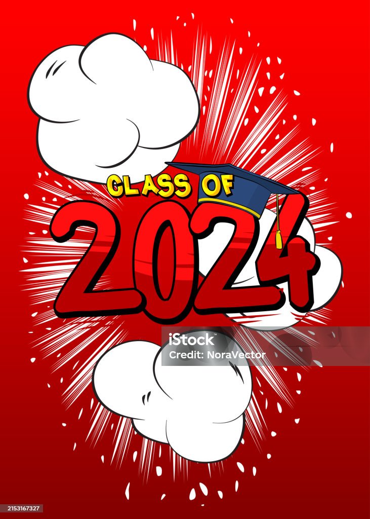 Gradutation Comic Cartoon Graduation Comic Book Education Retro Vector Comics Pop Art ...