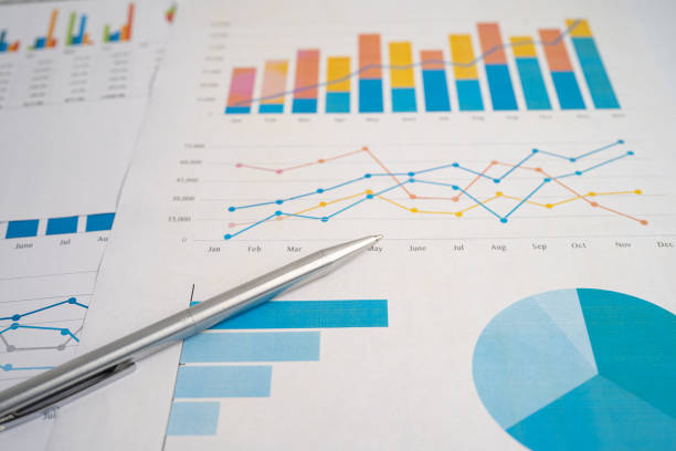 istock Pen on graph paper. Financial development, Banking Account, Statistic, Investment Analytic research data economy, Business. 2153171410