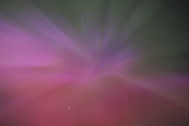 Northern Lights display above Northumberland, May 2024