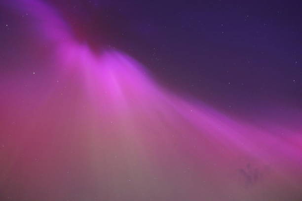 Northern Lights display above Northumberland, May 2024
