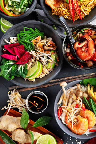 istock Assorted thai food. Asian style banquet. 2153175583