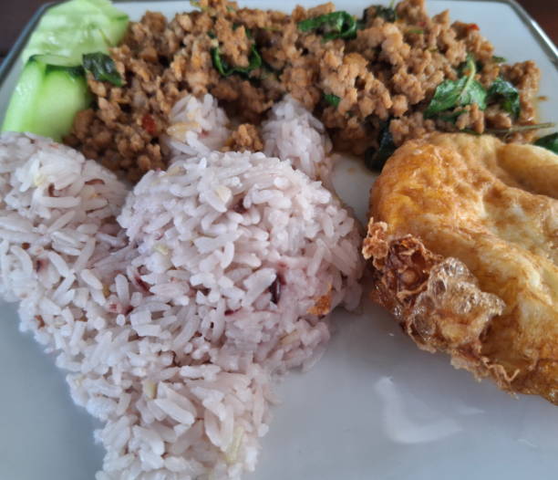 istock Stir-fry basil with minced pork. 2153177797