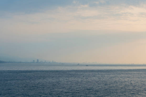 View of Kobe City from Osaka Bay