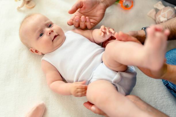 istock Baby girl at home 2153182532