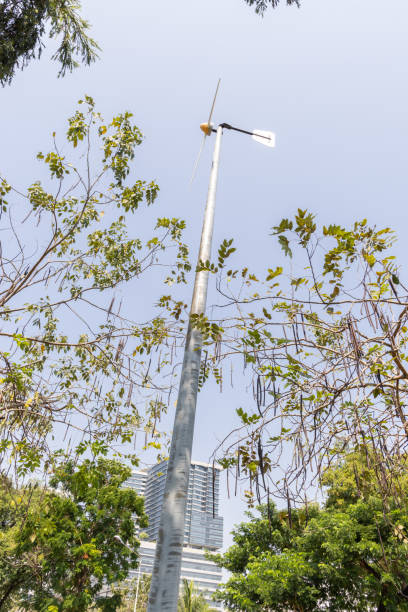 istock Wind Turbine Tower Amidst Trees 2153197410