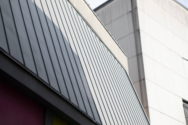 istock Close-up of a modern building in Brussels 2153198557